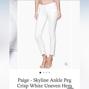 Paige Premium Denim - Skyline ankle peg while jeans